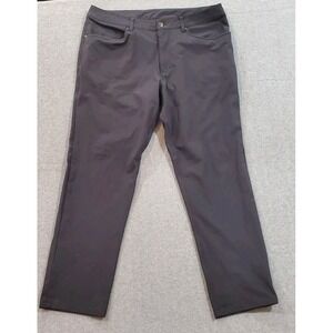 Lululemon Men's Classic Fit Warpstreme Stretch Chino Pants Gray‎